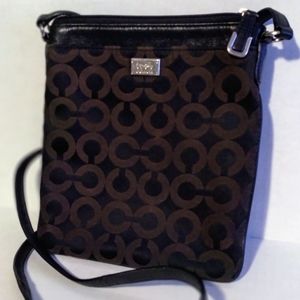 Coach Brown and Black Crossbody